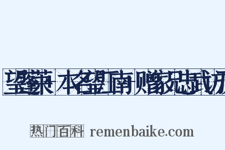 望蓬莱+本名望江南+赠家兄忠武访及是什么意思的图片